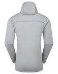 Montane Men's Fury Lite Hooded Fleece Jacket (Pebble Blue) Back