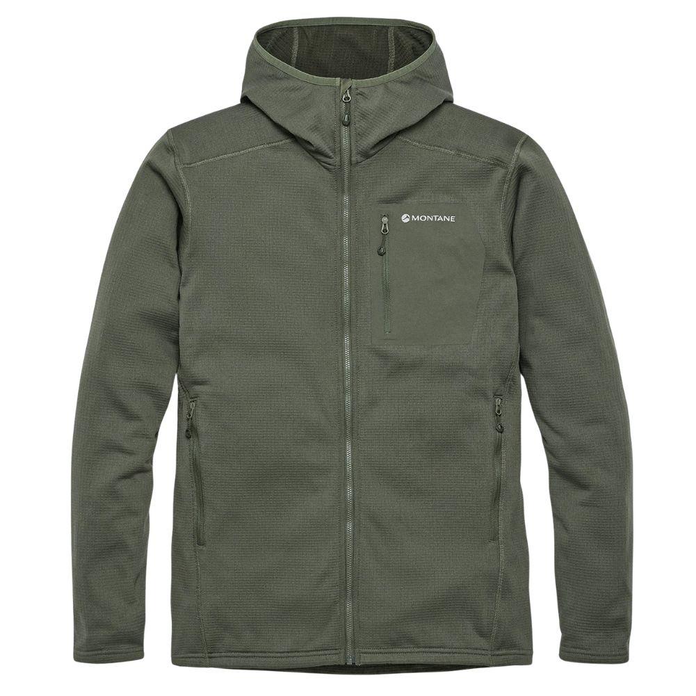 Montane Men's Protium CP Hooded Fleece Jacket (Moss)
