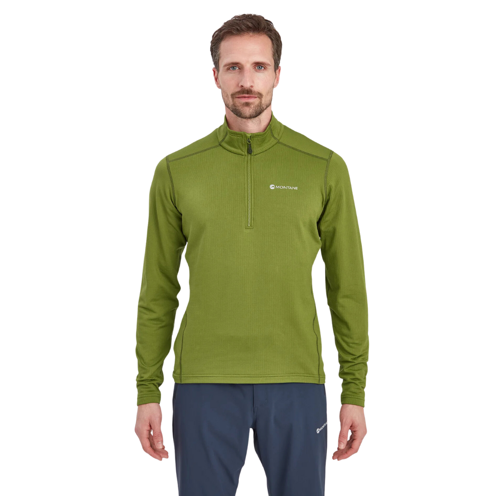 Montane Men's Protium Fleece Pull-On (Alder Green) model front