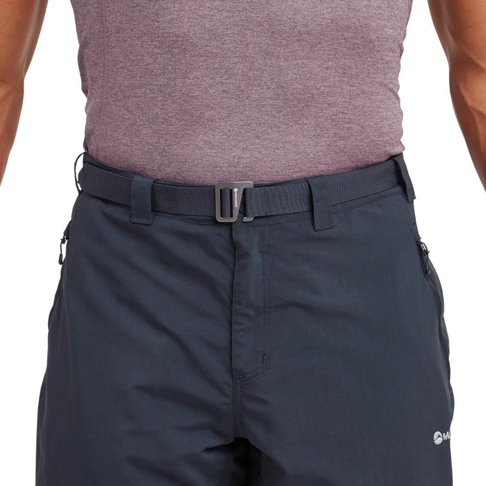 Montane Men&#39;s Terra Shorts (Eclipse Blue) belt