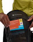 Montane Trailblazer 25L Backpack 2024 (Black) placing map