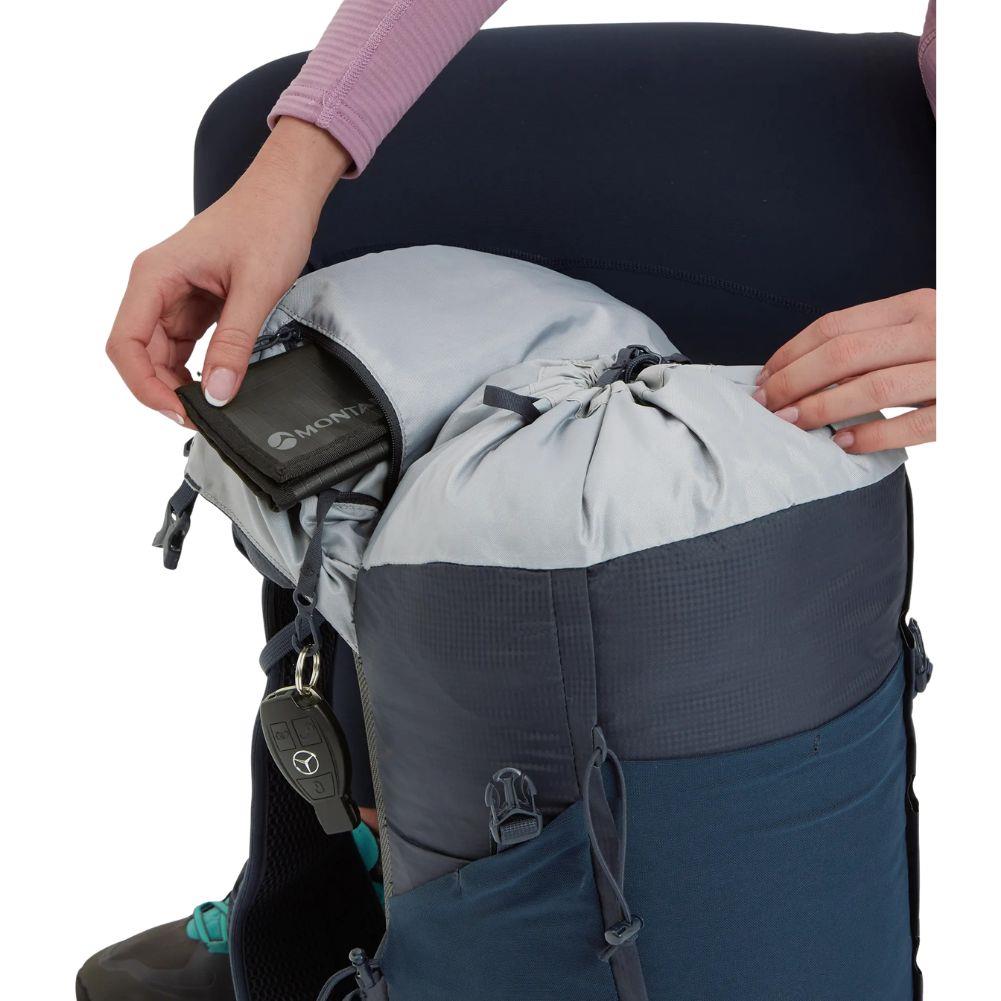 Montane Women's Trailblazer 24L Backpack (Eclipse Blue) Top