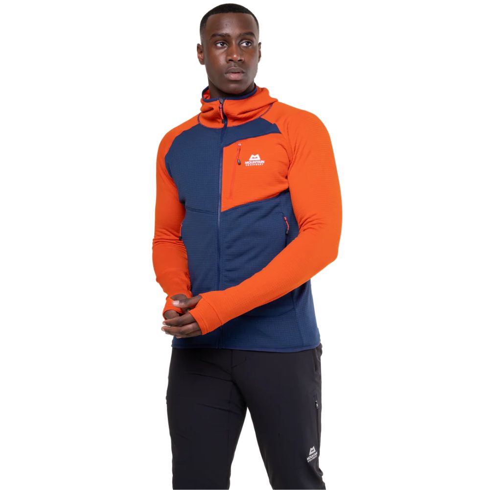 Mountain Equipment Men's Eclipse Hooded Jacket (Medieval/Cardinal) angle