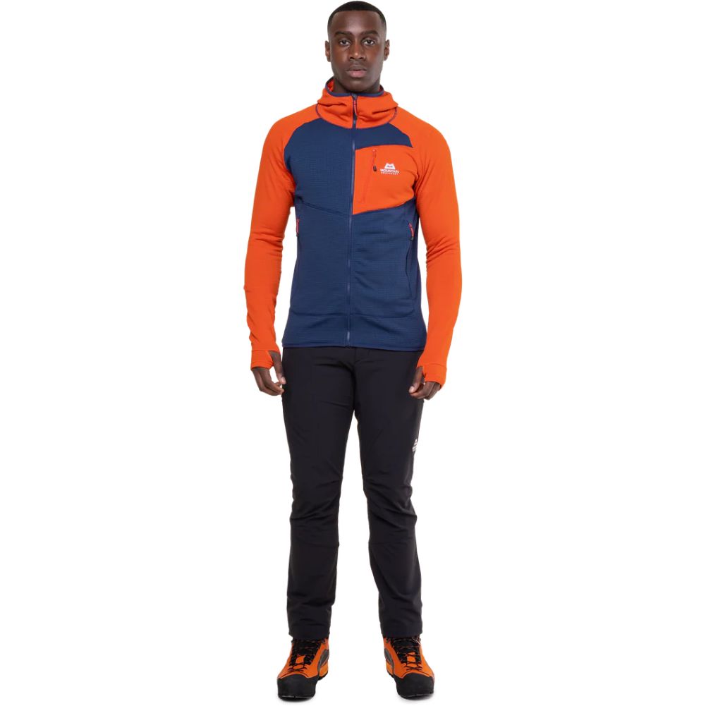 Mountain Equipment Men's Eclipse Hooded Jacket (Medieval/Cardinal) ull