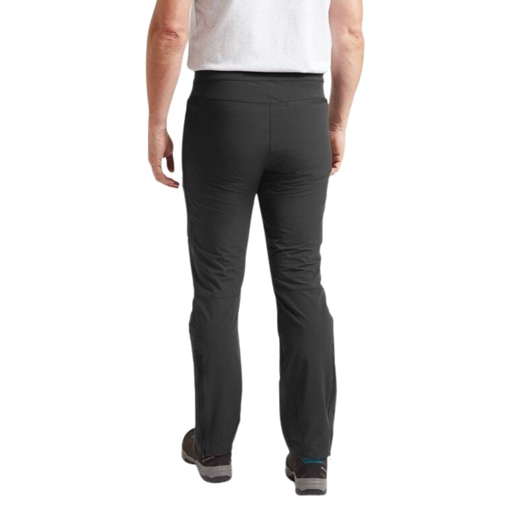 Mountain Equipment Men&#39;s Ibex Mountain Pant (Black) model walking away