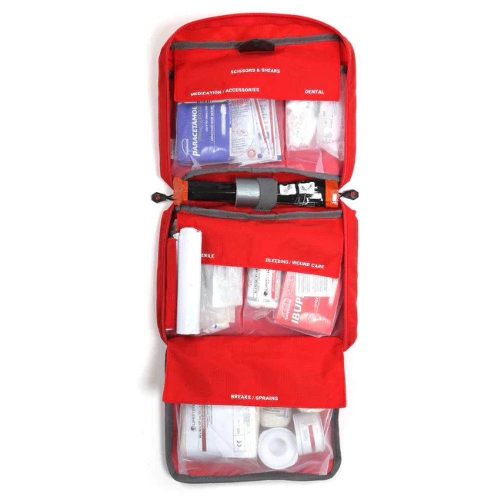 Lifesystems Mountain Leader Pro First Aid Kit open