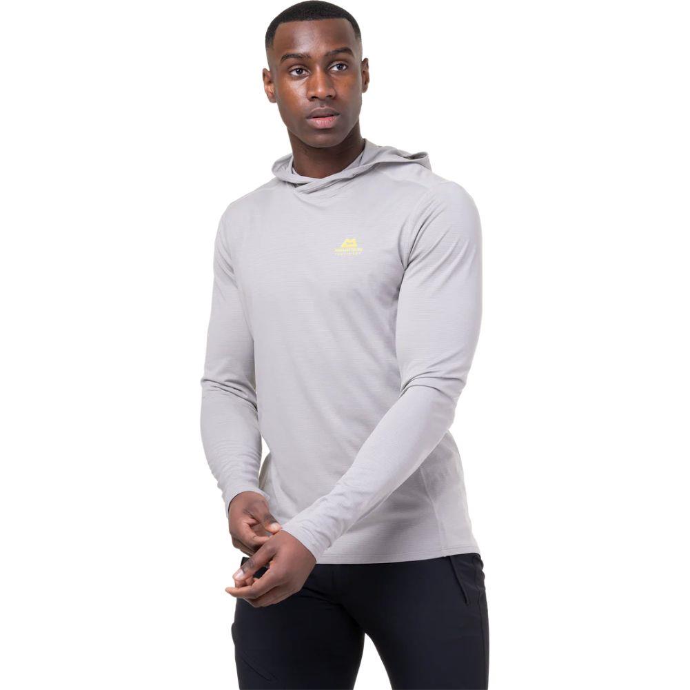 Mountain Equipment Men's Glace Hooded Top (Mist) Front