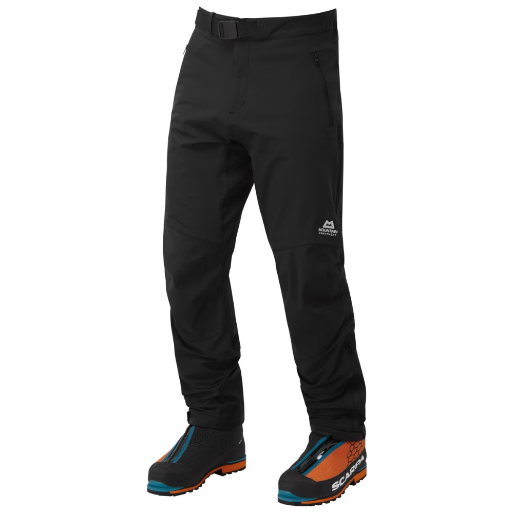 Mountain Equipment Men's Mission Pant - Regular Leg (Black) being worn by invisable man