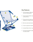Nemo Equipment Moonlite Elite Reclining Backpacking Chair (Lake) Information