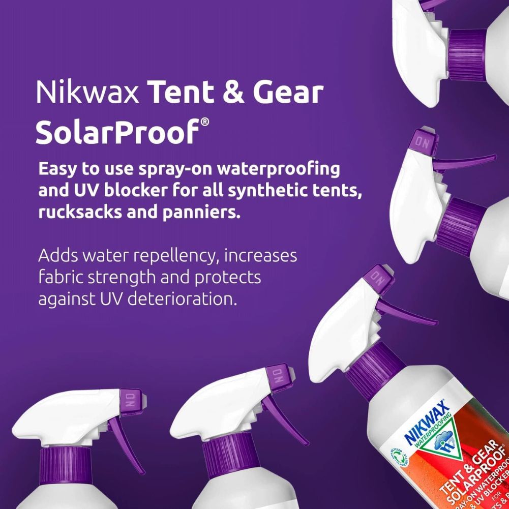 Nikwax Concentrated Tent and Gear Solar Proof  1 Litre spray