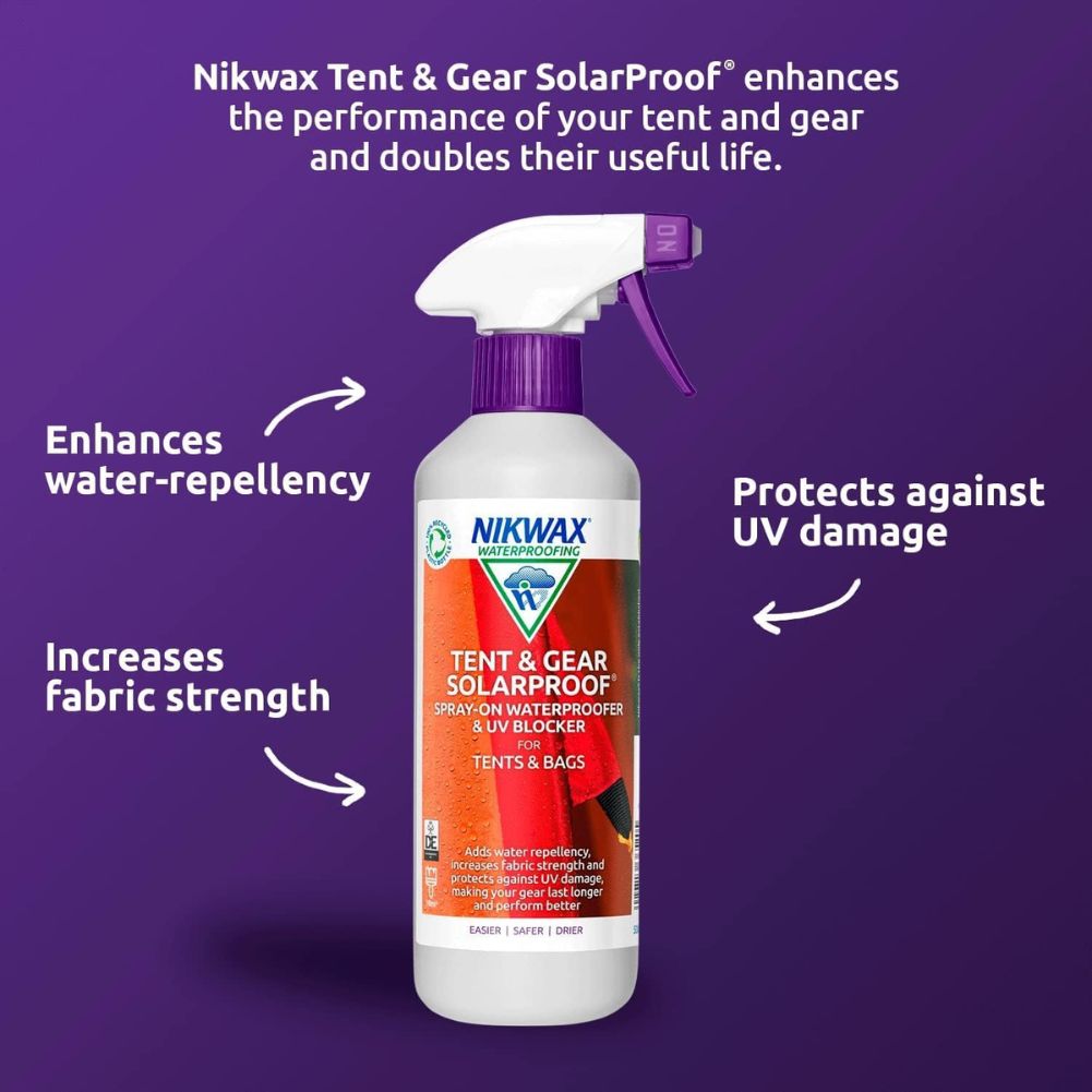 Nikwax Concentrated Tent and Gear Solar Proof  1 Litre spray spray