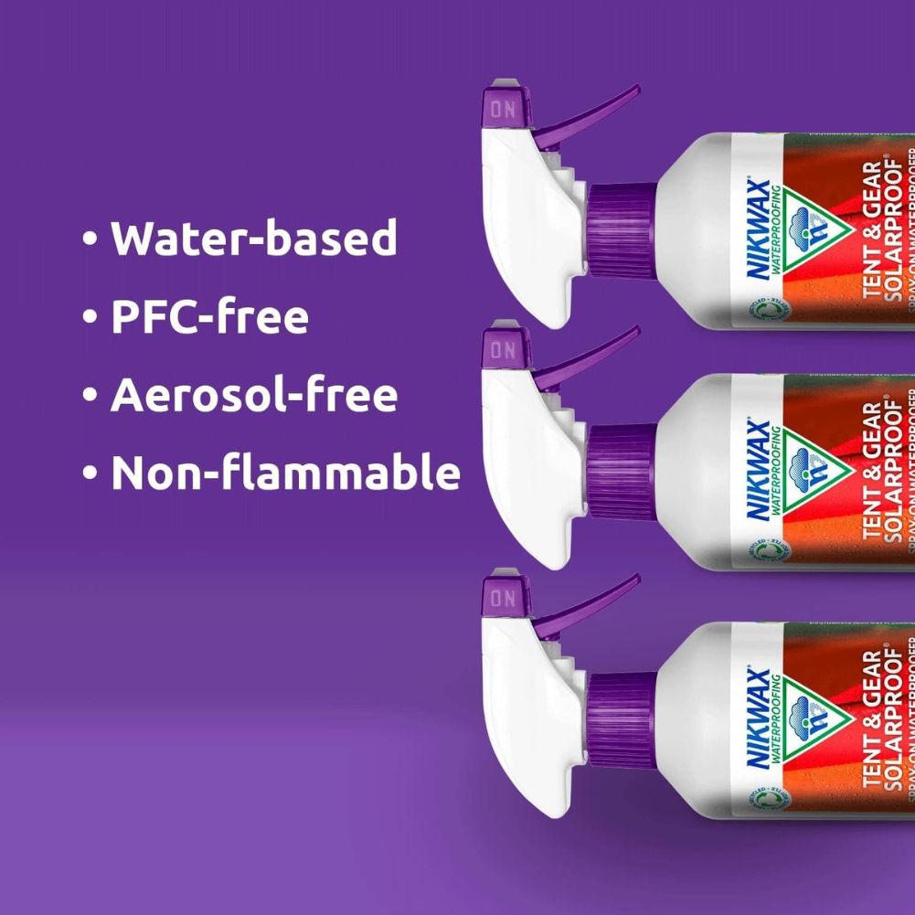 Nikwax Concentrated Tent and Gear Solar Proof  1 Litre water
