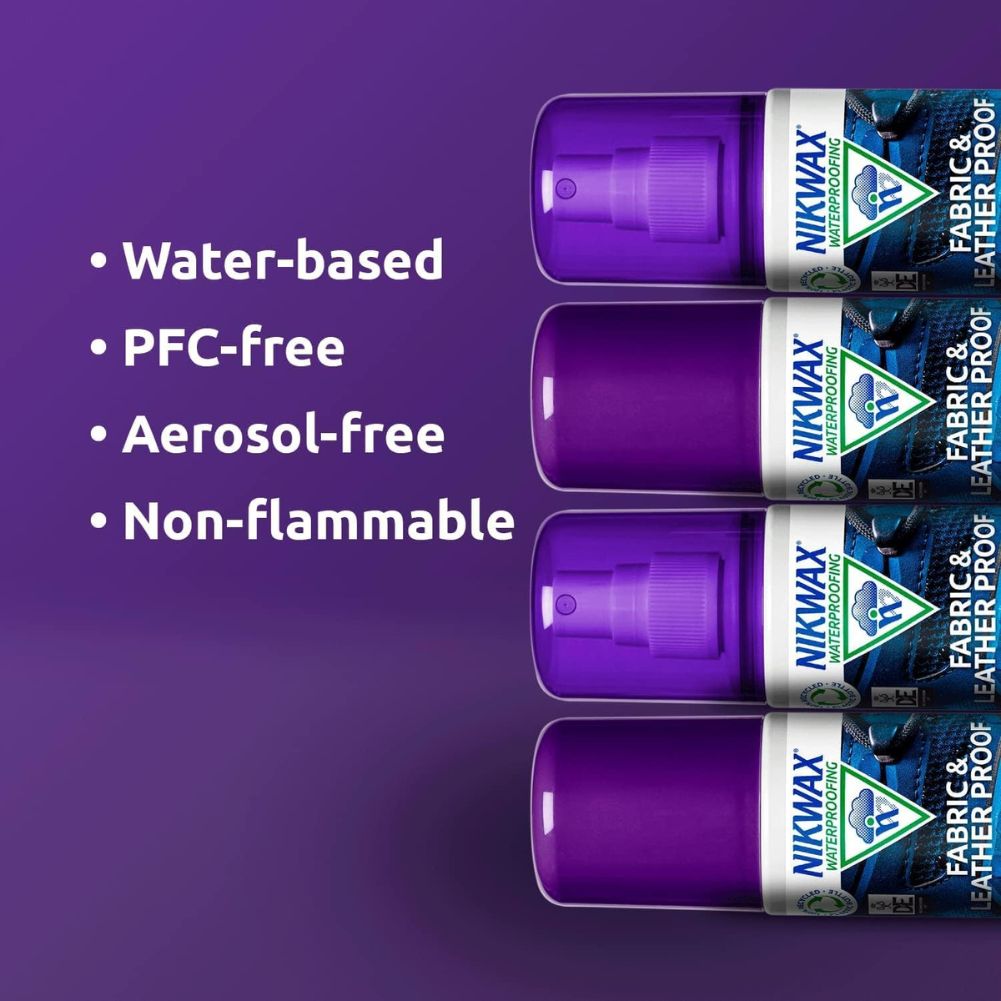Nikwax Fabric &amp; Leather Proof Spray on 125ml watet based