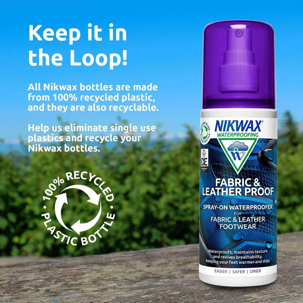 Nikwax Fabric &amp; Leather Proof Spray on 125ml keep it