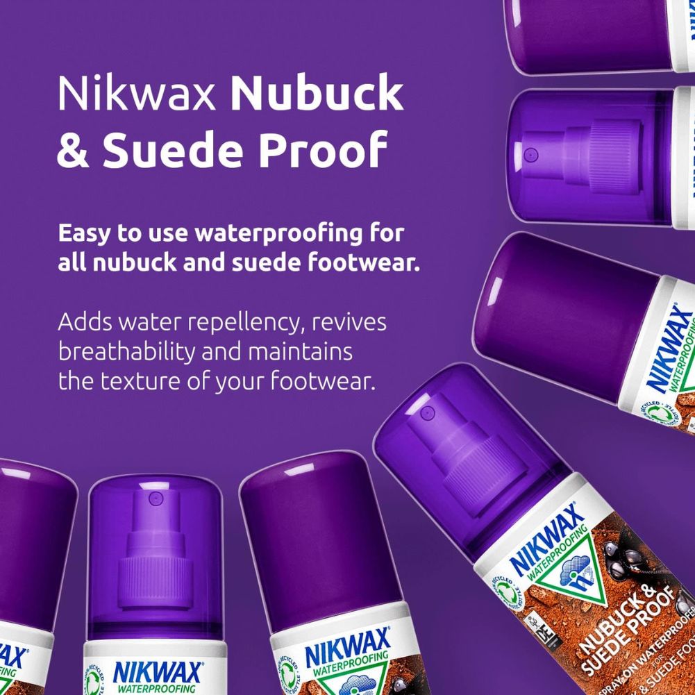 Nikwax Nubuck & Suede Proof Spray - 125ml info