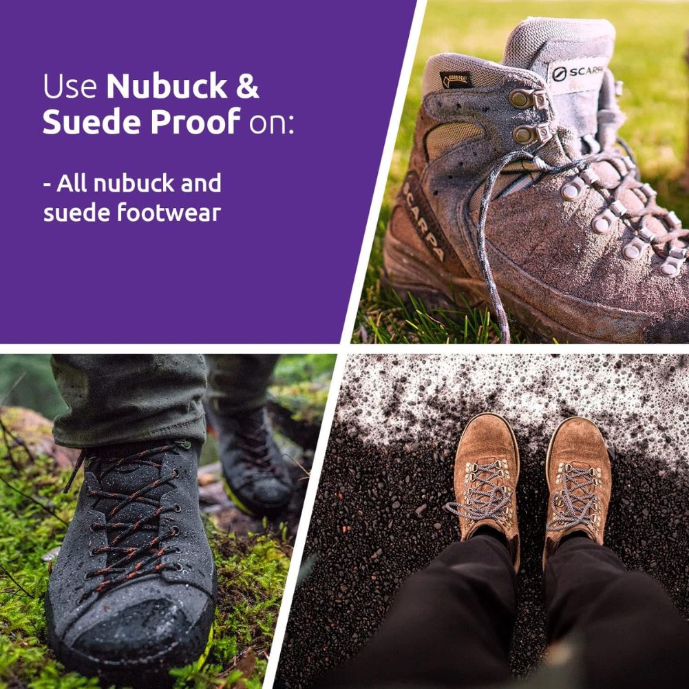 Nikwax Nubuck & Suede Proof Spray - 125ml use on nubuck