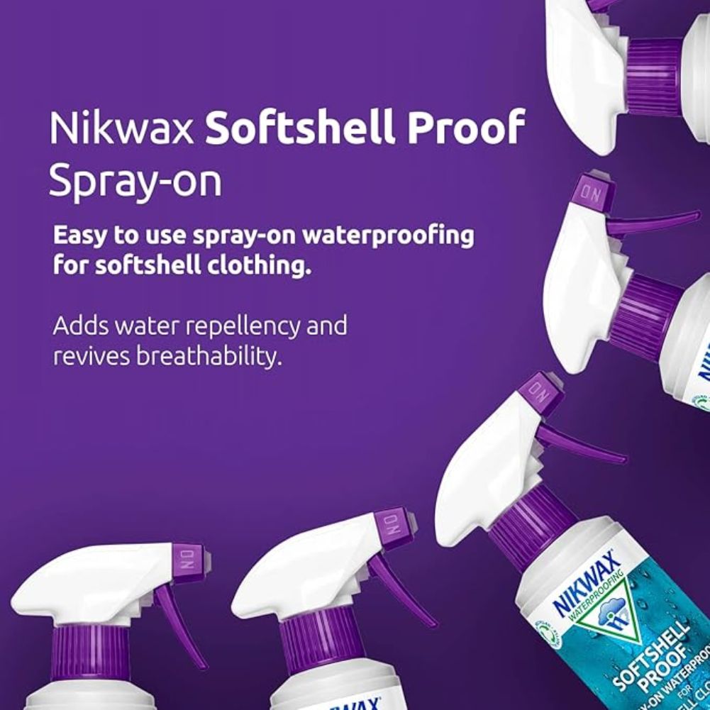 Nikwax Softshell Proof 300ml Spray-On spray spray
