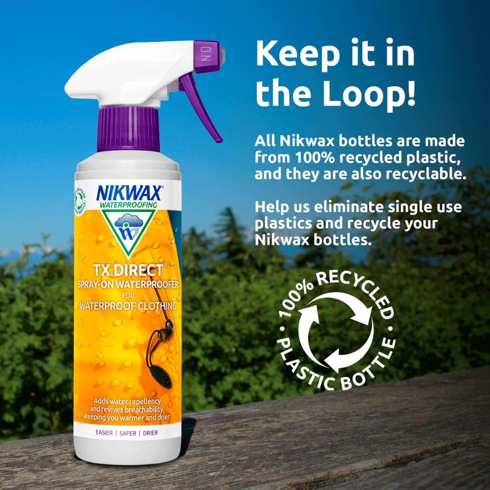 Nikwax TX Direct 300 ml Spray keep in the loop