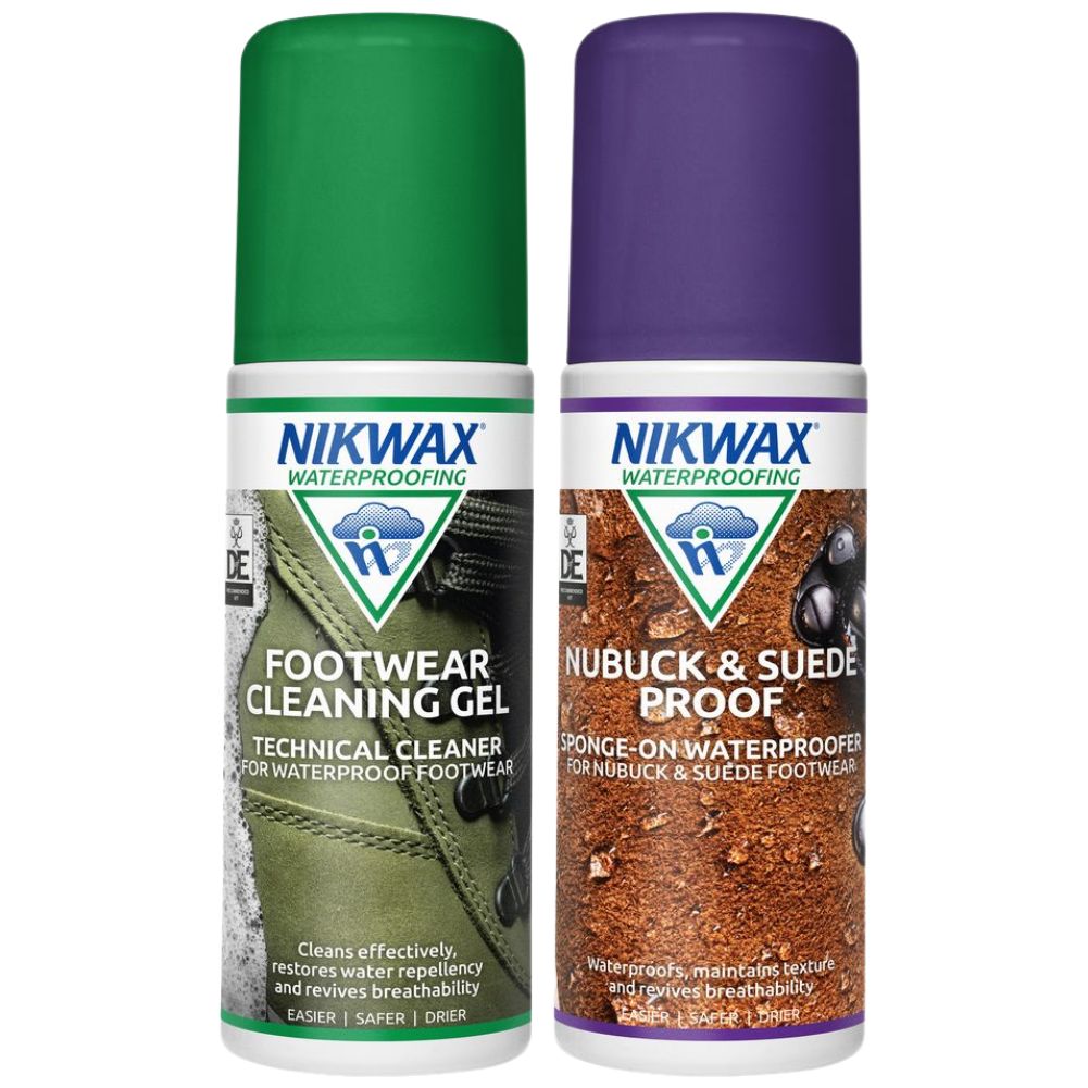 Nikwax Footwear Cleaning Gel Brush / Nubuck & Suede Proof 125ml