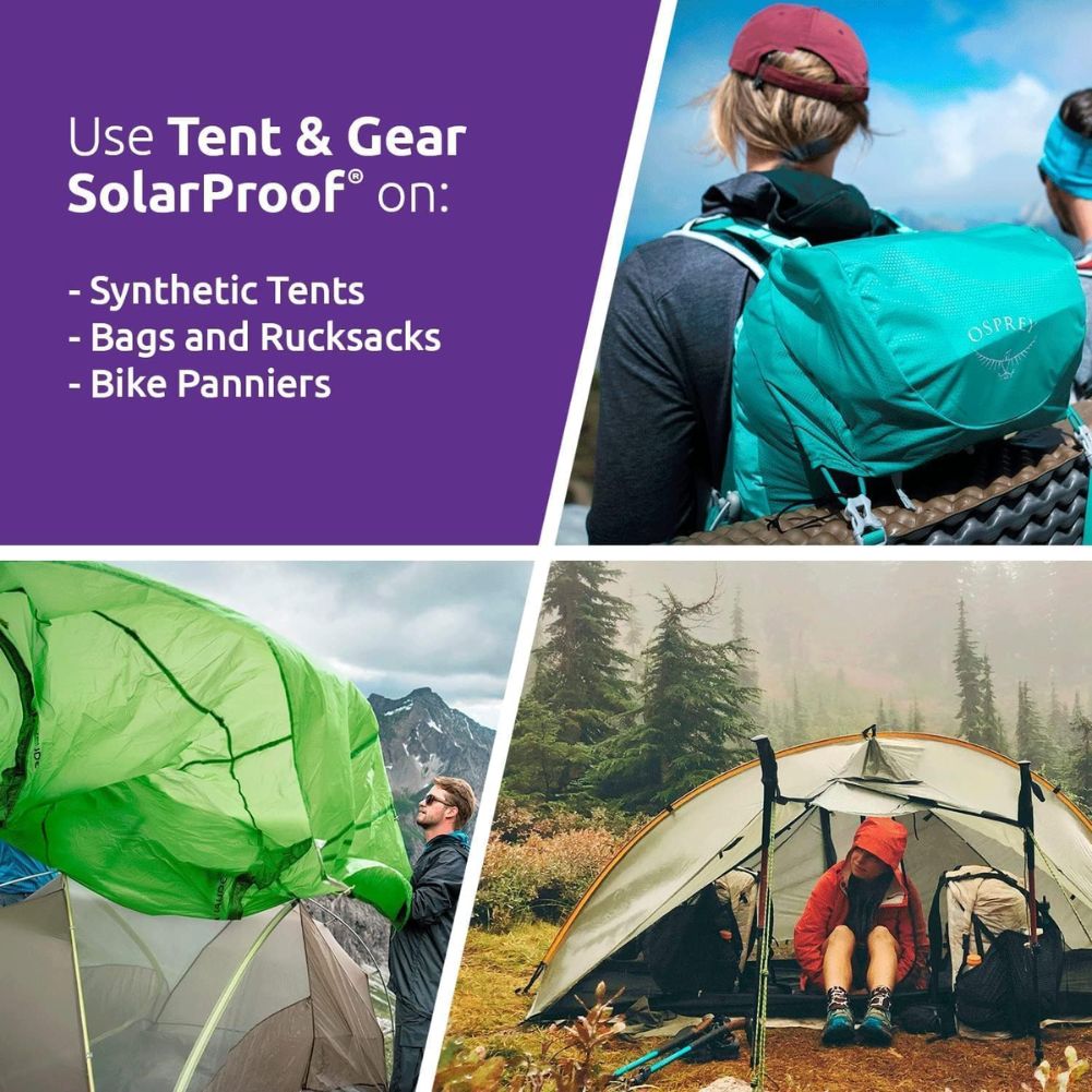 Nikwax tent and gear solarproof store