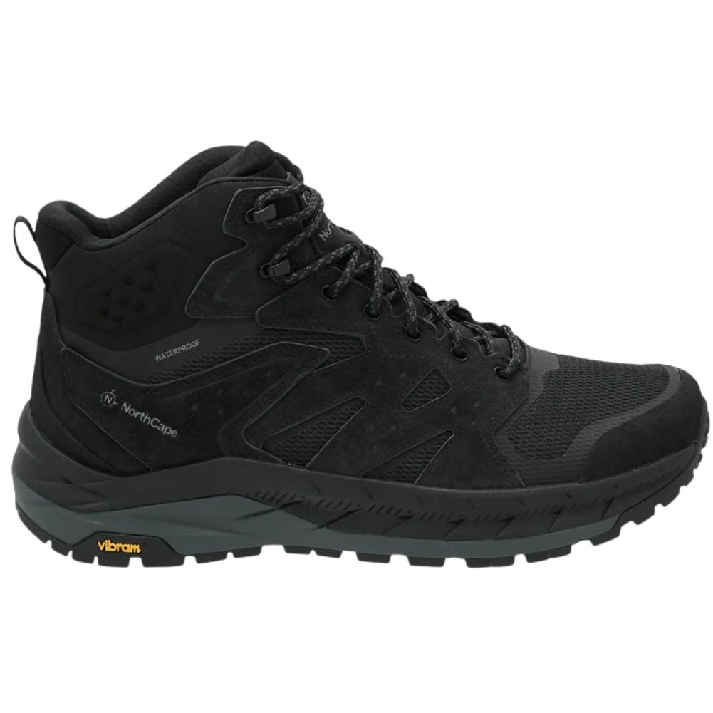 NorthCape Men's Trail Flyte Waterproof Mid Walking Boots (Black)