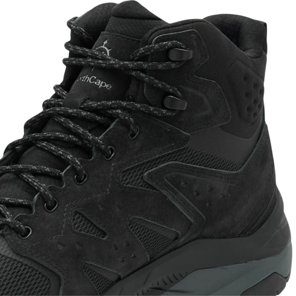NorthCape Men's Trail Flyte Waterproof Mid Walking Boots (Black)