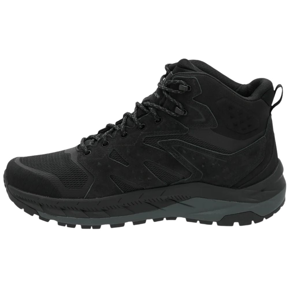 NorthCape Men's Trail Flyte Waterproof Mid Walking Boots (Black) lefgt