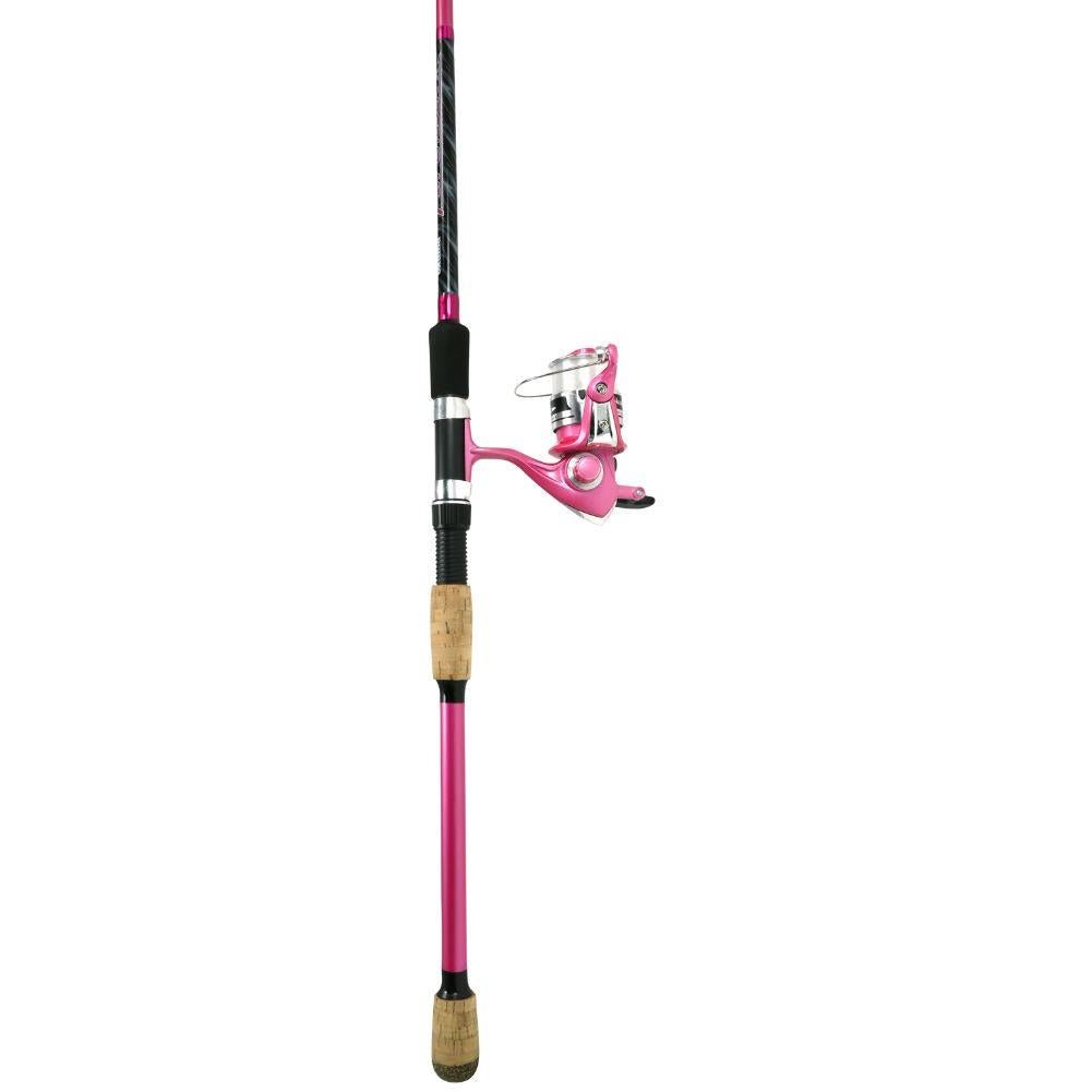 Okuma Fin Chaser "X” Series Fishing Rod Combo (Pink) Handle