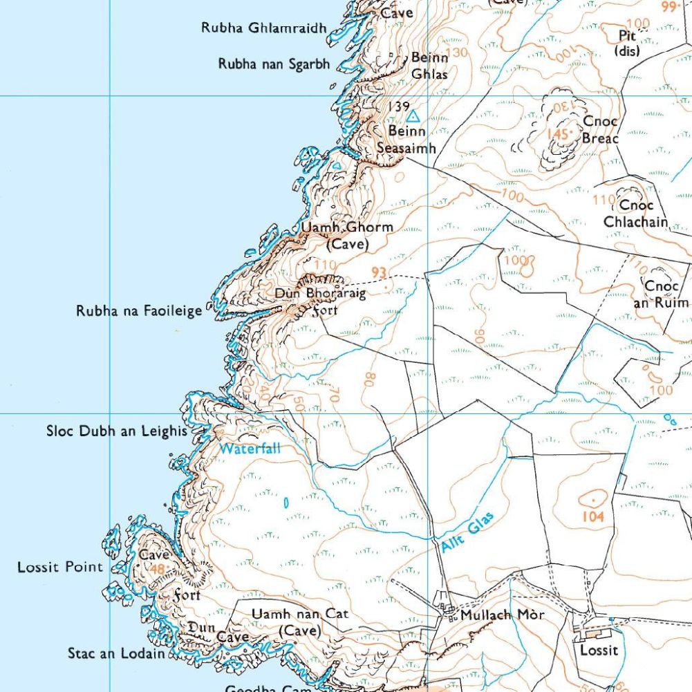 Ordnance Survey Explorer Map 353 Islay North Coast