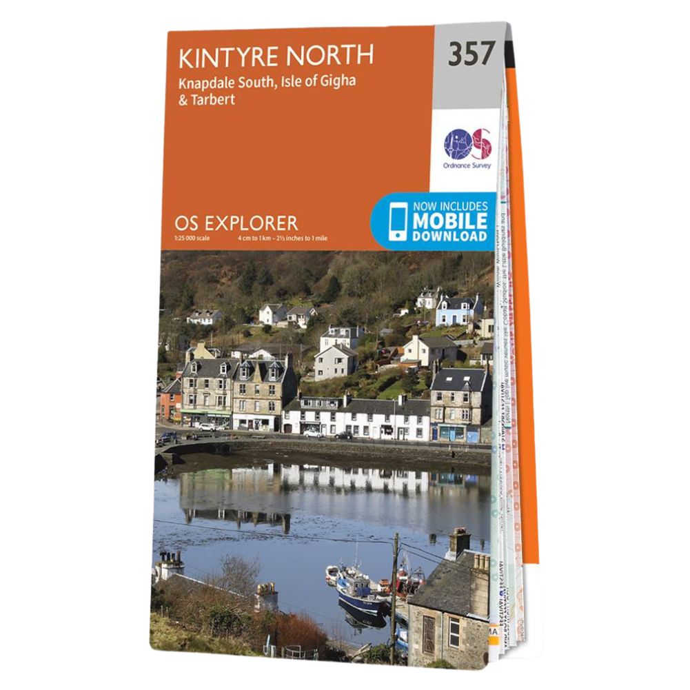 Ordnance Survey Explorer Map 357 Kintyre North Front