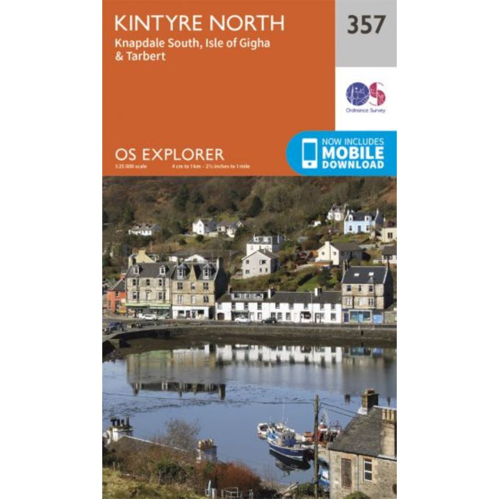 Ordnance Survey Explorer Map 358 Lochgilphead & Knapdale North

