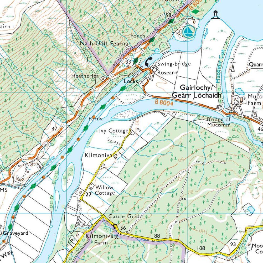 Ordnance Survey Explorer Map 399 Loch Arkaig