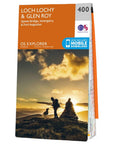 Ordnance Survey Explorer Map 400 Loch Lochy & Glen Roy Full