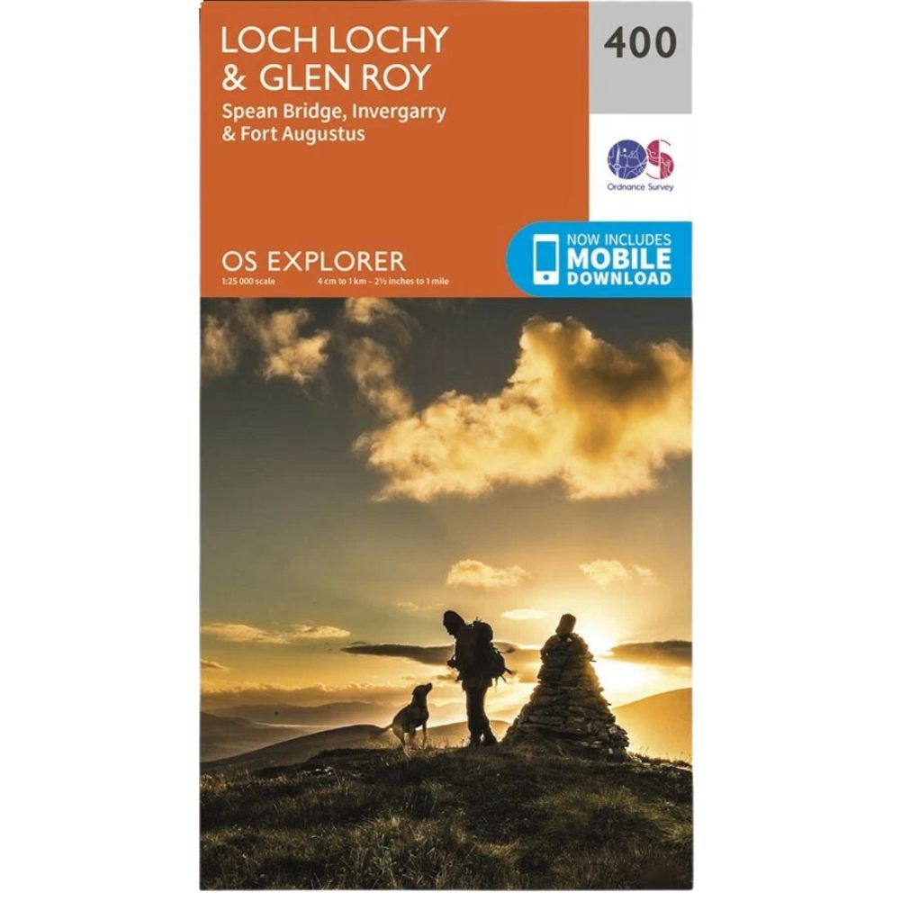 Ordnance Survey Explorer Map 400 Loch Lochy &amp; Glen Roy