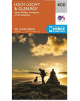 Ordnance Survey Explorer Map 400 Loch Lochy & Glen Roy
