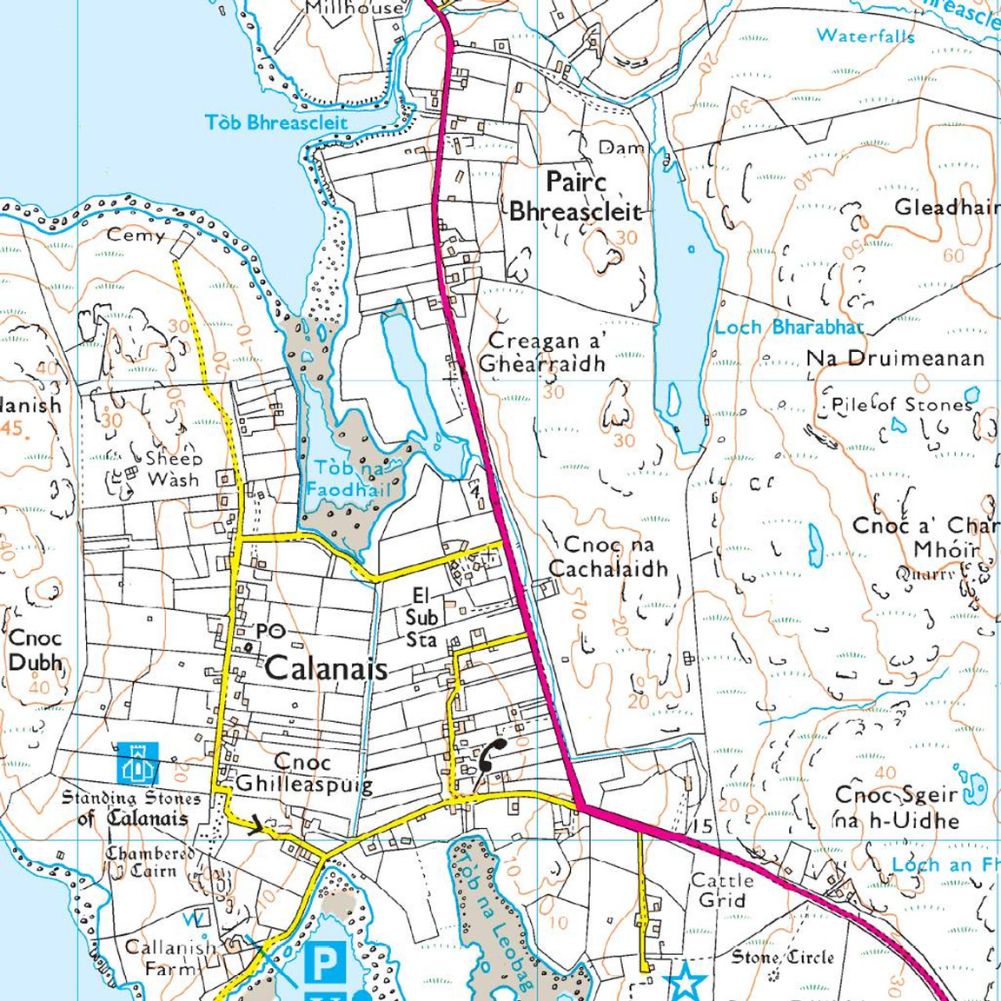 Ordnance Survey Explorer Map 459 Central Lewis &amp;  Stornoway