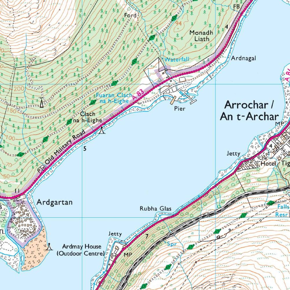 Ordnance Survey Explorer Map OL 39 Loch Lomond North