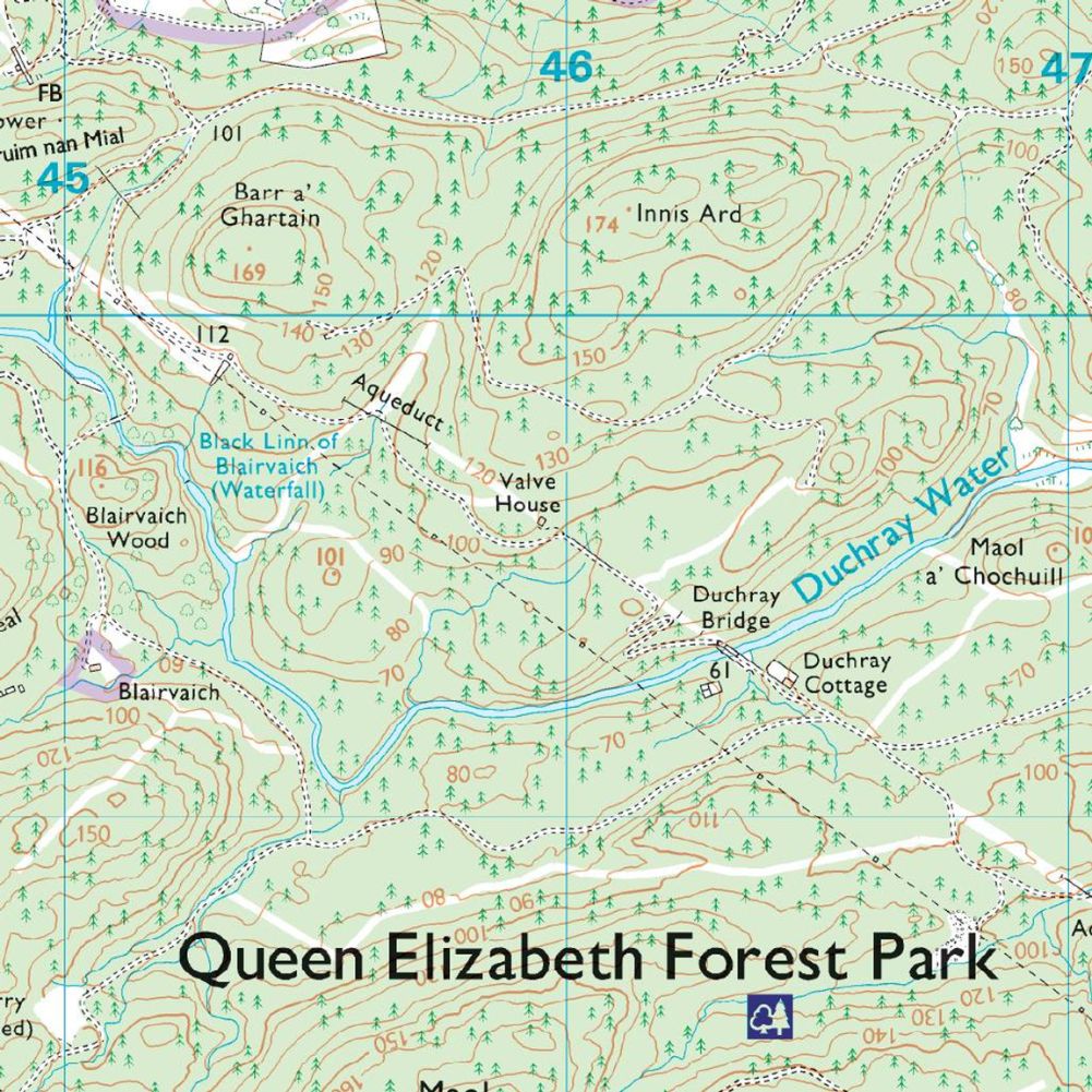 Ordnance Survey Explorer Map OL 46 The Trossachs