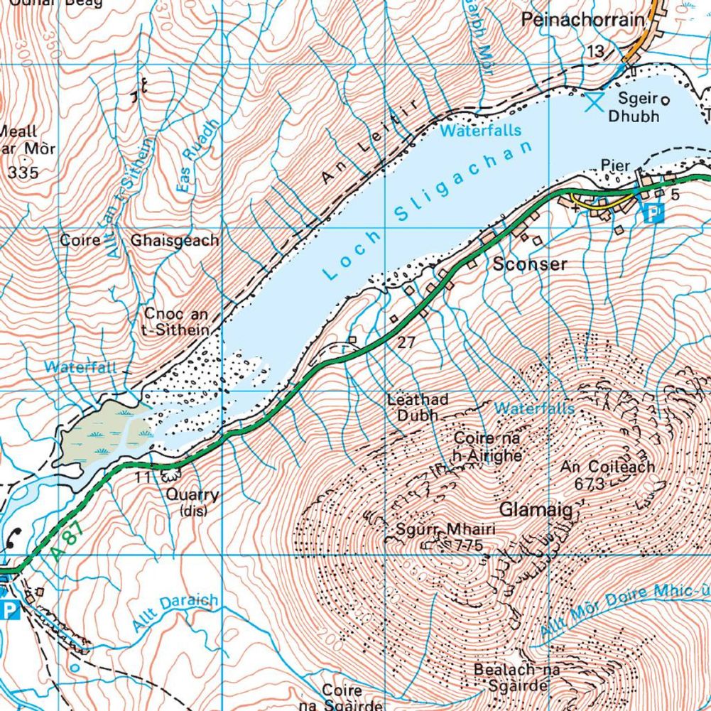 Ordnance Survey Landranger Map 32 South Skye &amp; Cuillin Hills