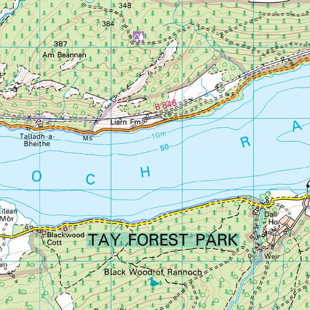 Ordnance Survey Landranger Map 42 Glen Garry &amp; Loch Rannoch