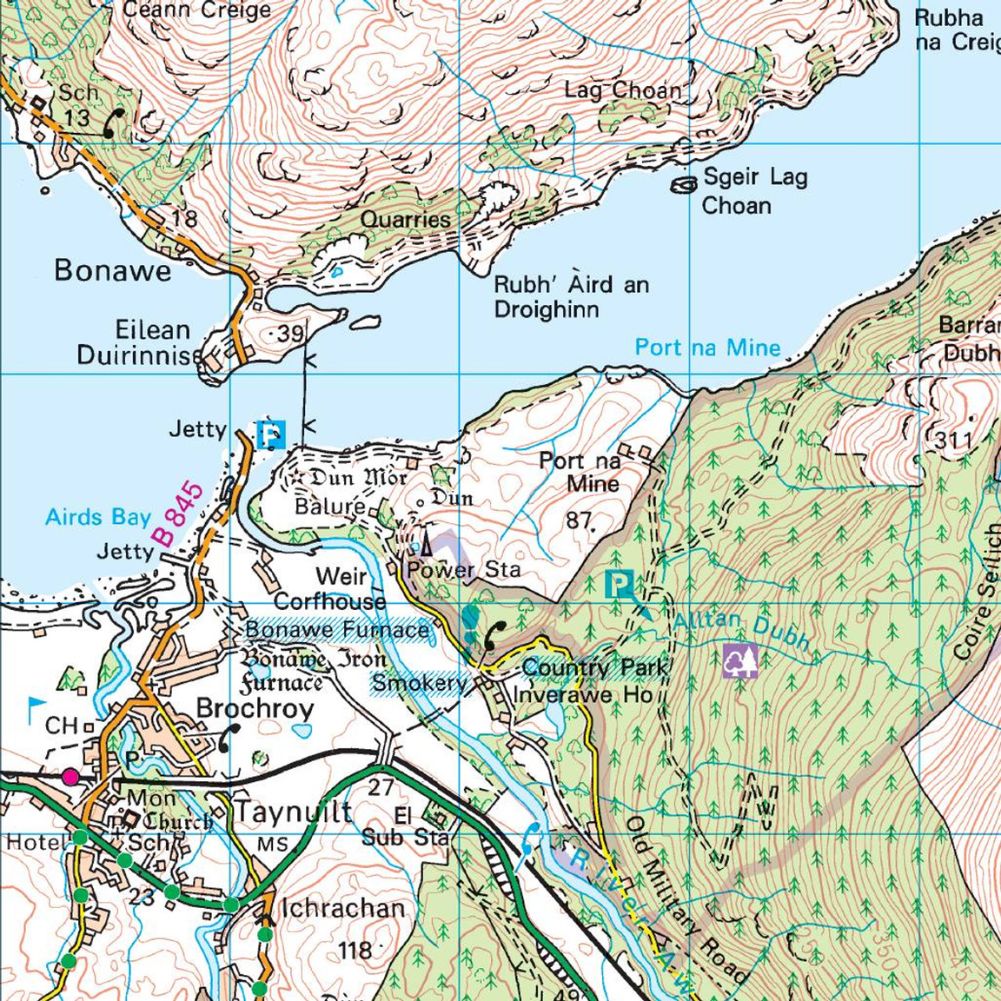 Ordnance Survey Landranger Map 50 Glen Orchy &amp; Loch Etive