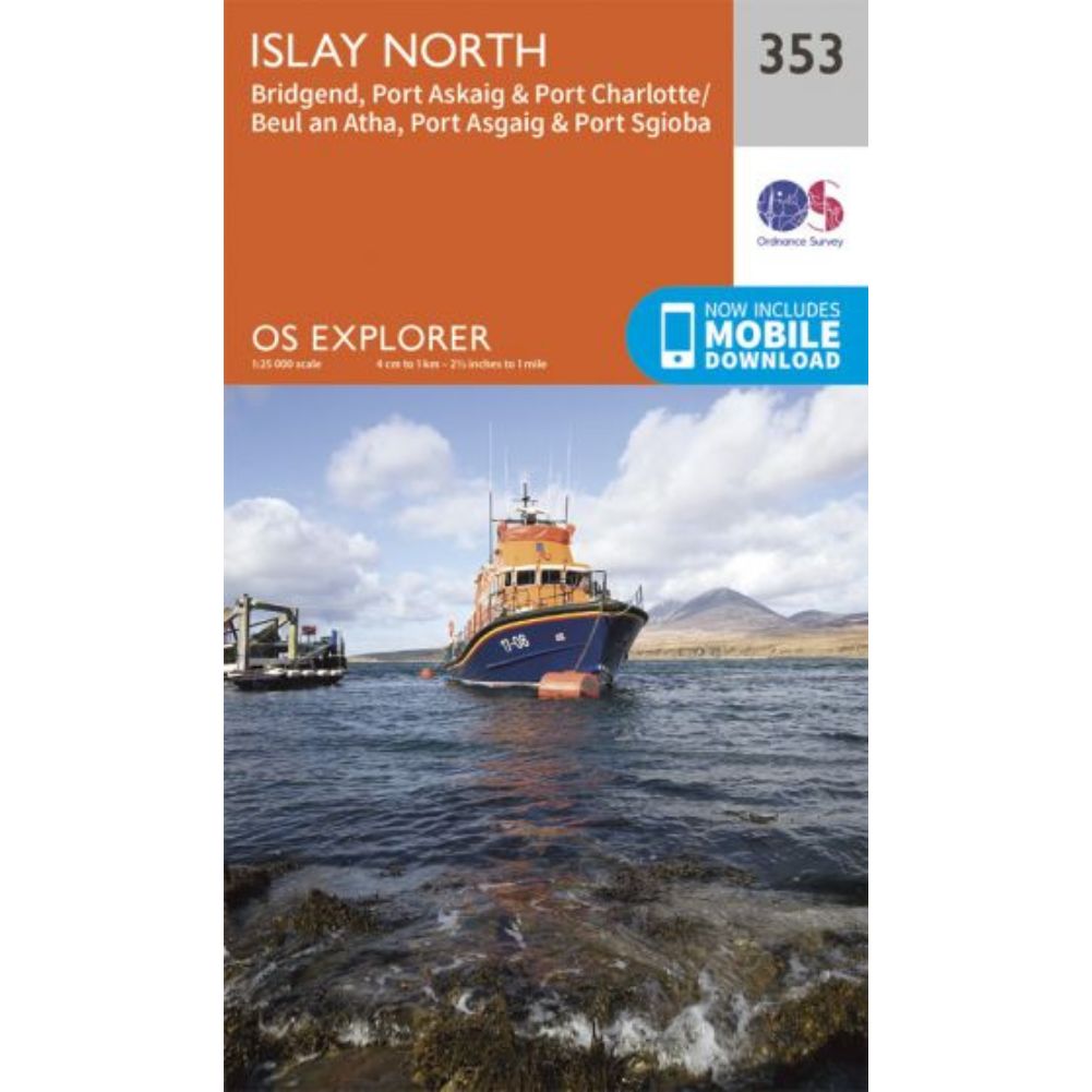 Ordnance Survey Explorer Map 353 Islay North