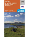 Ordnance Survey Explorer Map 376 Oban & North Lorn
