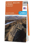 Ordnance Survey Explorer Map 389 Forfar, Brechin & Edzell Open