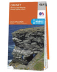 Ordnance Survey Explorer Map 464 Orkney - Westray, Papa Westray, Rousay, Egilsay & Wyre