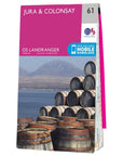 Ordnance Survey Landranger 61 Jura & Colonsay
