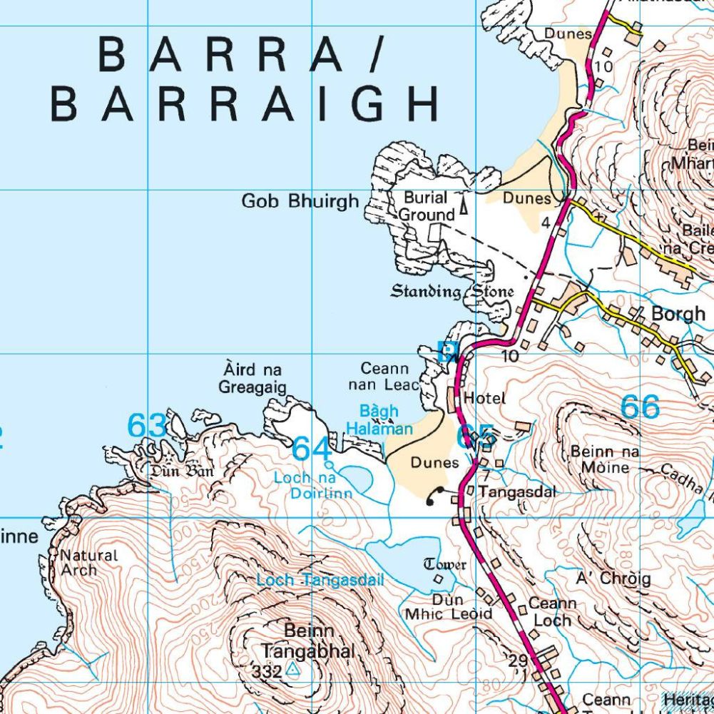 Ordnance Survey Landranger Map 31 Barra &amp; South Uist Water