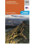 Ordnance Survey Explorer Map 350 Edinburgh