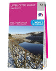 Ordnance Survey Landranger Map 72 Upper Clyde Valley Open