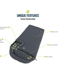 Outwell Camper Lux Double Sleeping Bag (Forest Green) info